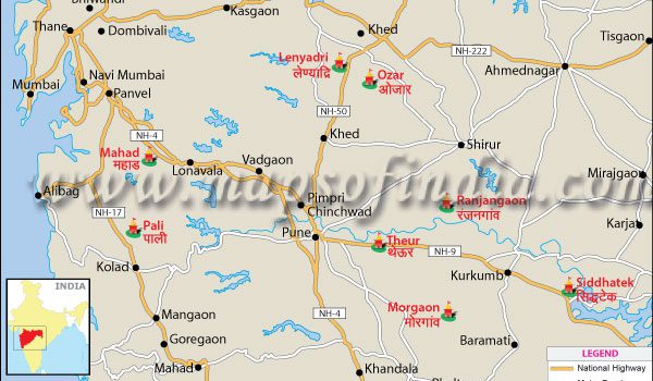 Ashtavinayak Yatra Route Map 600x350 